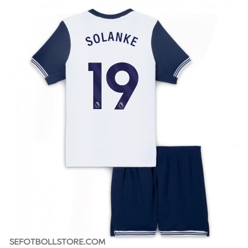 Tottenham Hotspur Dominic Solanke #19 Replika babykläder Hemmaställ Barn 2024-25 Kortärmad (+ korta byxor)